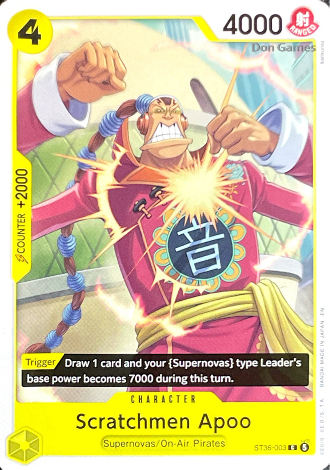 ST36-003 Scratchmen Apoo Character Card