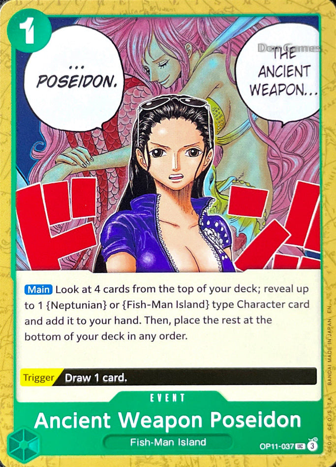 OP11-037 Ancient Weapon Poseidon Event Card