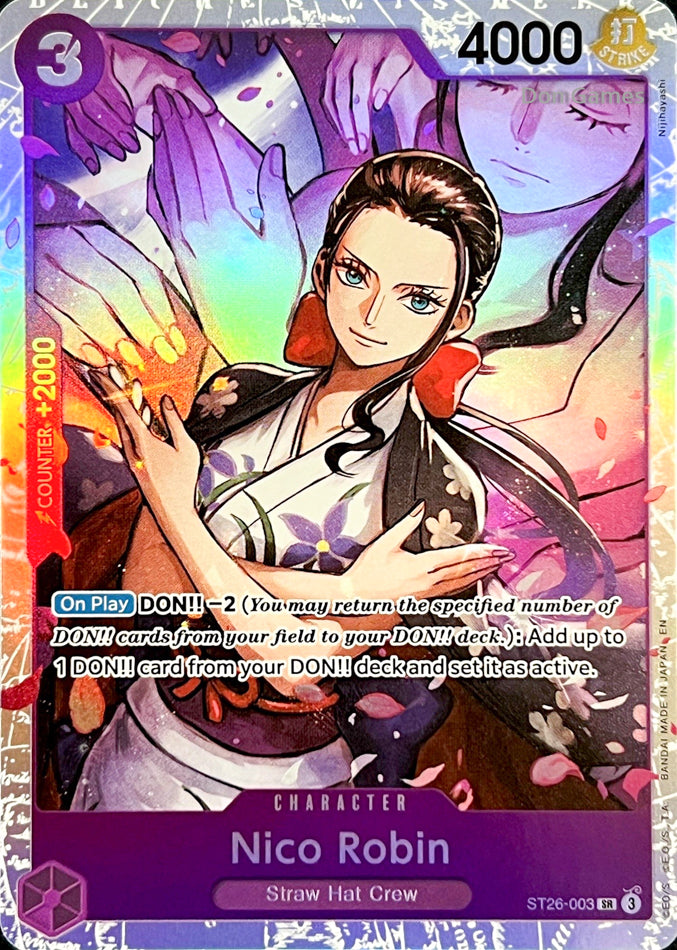 ST26-003 Nico Robin Character Card Don Games ST26-003 Nico Robin Character Card Don Games