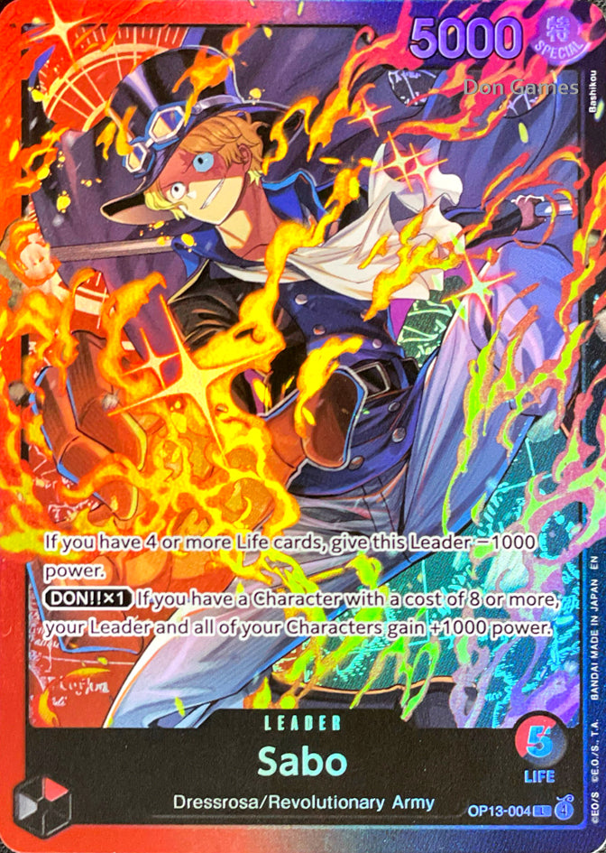 OP13-004 Sabo Leader Card Alternate Art (ST-35)