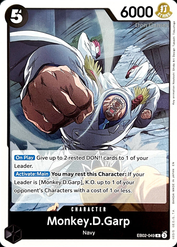 EB02-049 Monkey. D. Garp Character Card