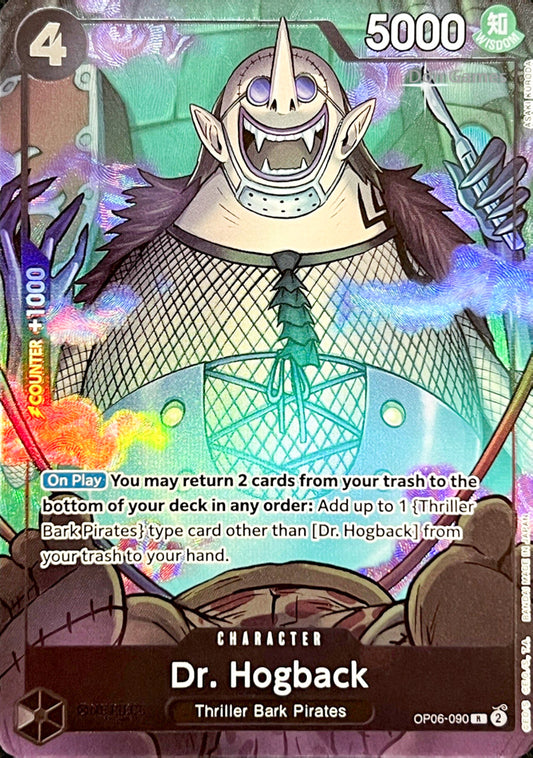 OP06-090 Dr. Hogback Character Card Alternate Art Best Selection Vol. 3