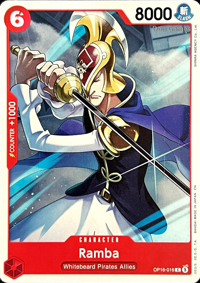 OP16-016 Ramba Character Card