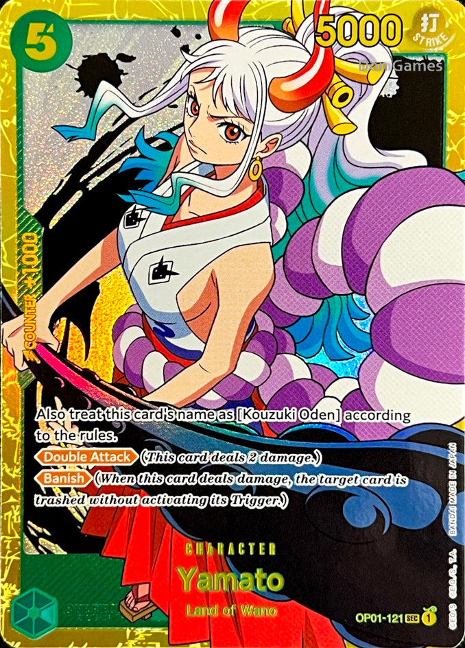 OP01-121 Yamato Character Card (PRB-01 Reprint)