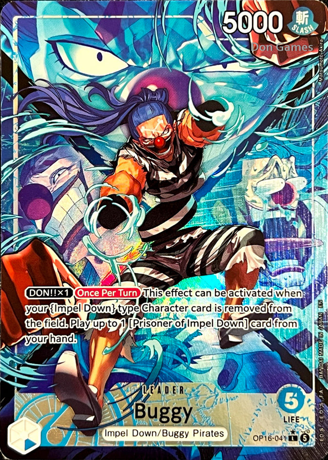 OP16-041 Buggy Leader Card Alternate Art