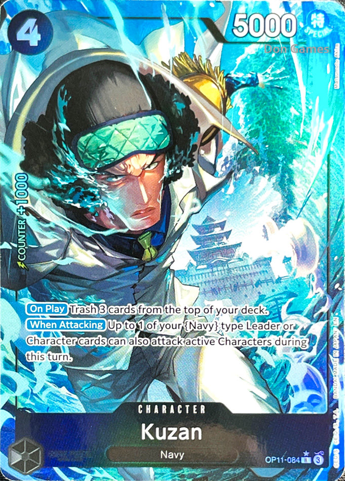 OP11-084 Kuzan Character Card Alternate Art Don Games OP11-084 Kuzan Character Card Alternate Art Don Games