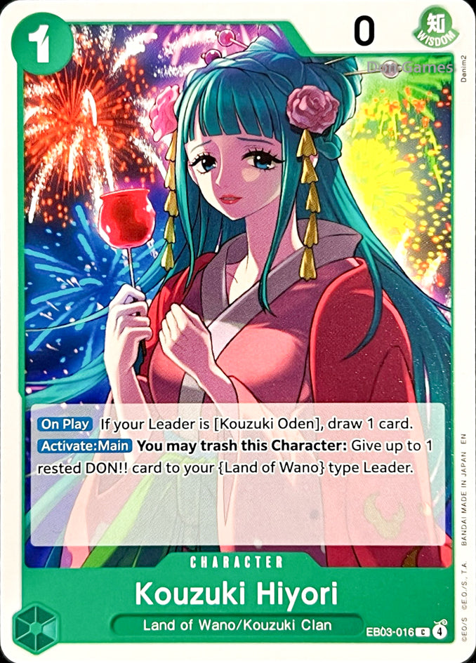 EB03-016 Kouzuki Hiyori Character Card