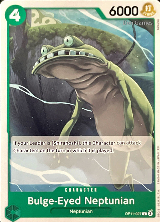 OP11-027 Bulge-Eyed Neptunian Character Card