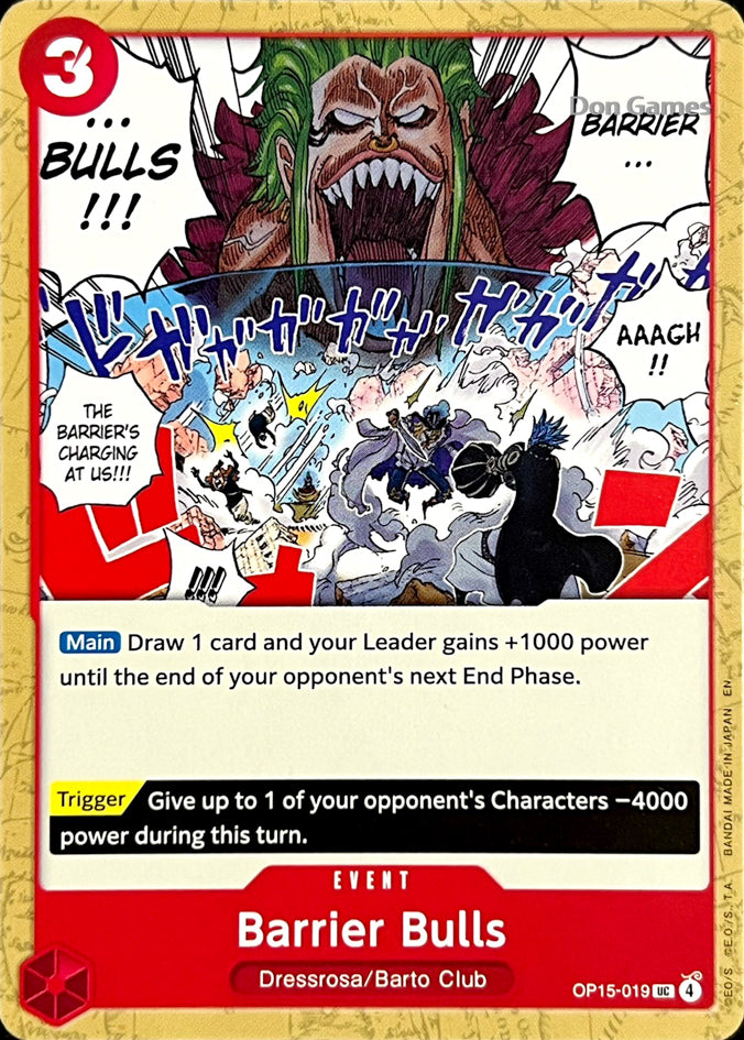 OP15-019 Barrier Bulls Event Card
