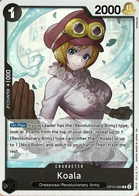 OP12-086 Koala Character Card
