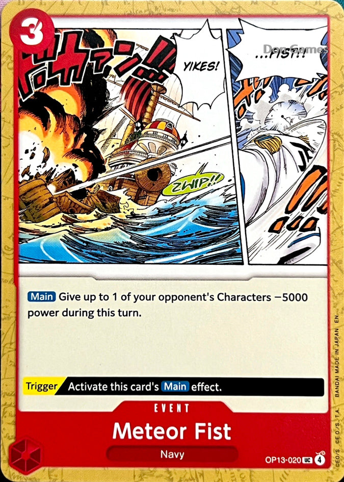 OP13-020 Meteor Fist Event Card