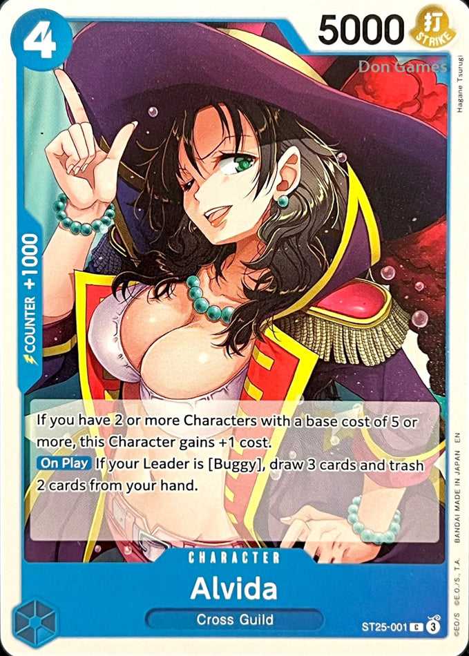 ST25-001 Alvida Character Card