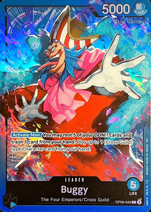 OP09-042 Buggy Leader Card Alternate Art ST25