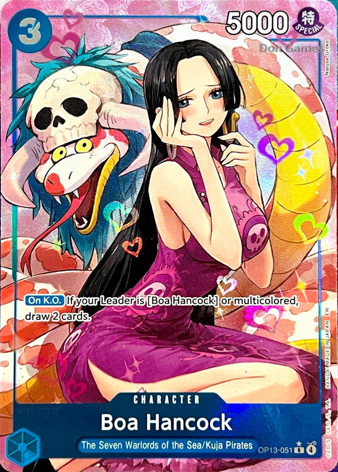 OP13-051 Boa Hancock Character Card Alternate Art