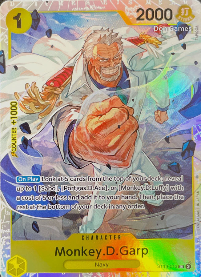 ST13-013 Monkey. D. Garp Character Card Don Games ST13-013 Monkey. D. Garp Character Card Don Games
