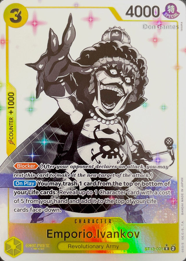 ST13-005 Emporio. Ivankov Character Card Alternate Art