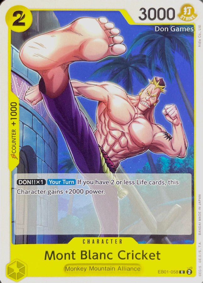 EB01-058 Mont Blanc Cricket Character Card
