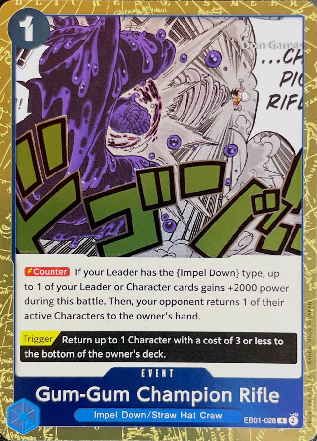 EB01-028 Gum-Gum Champion Rifle Event Card