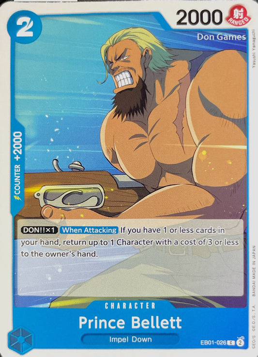 EB01-026 Prince Bellett Character Card
