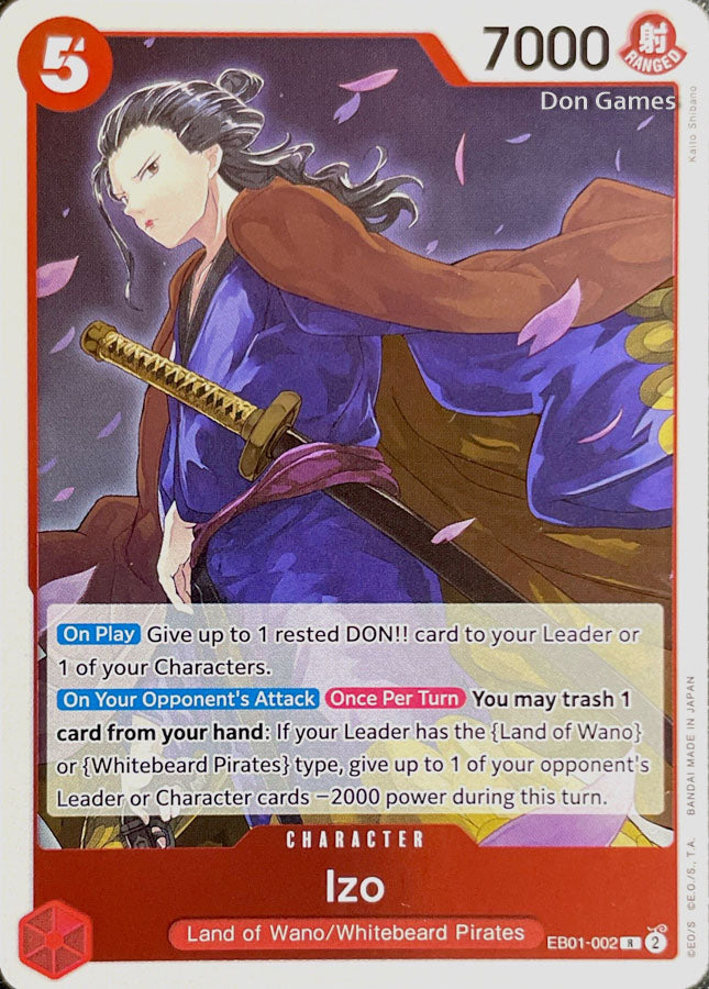 EB01-002 Izo Character Card Don Games EB01-002 Izo Character Card Don Games