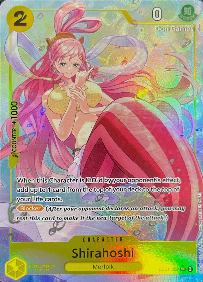EB01-057 Shirahoshi Character Card Alternate Art