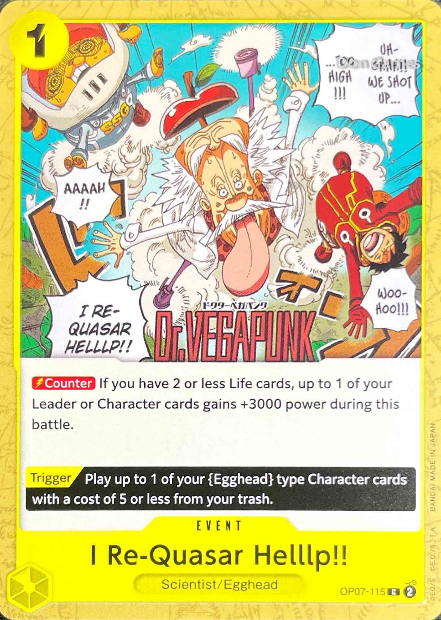 OP07-115 I Re-Quasar Hellp!! Event Card