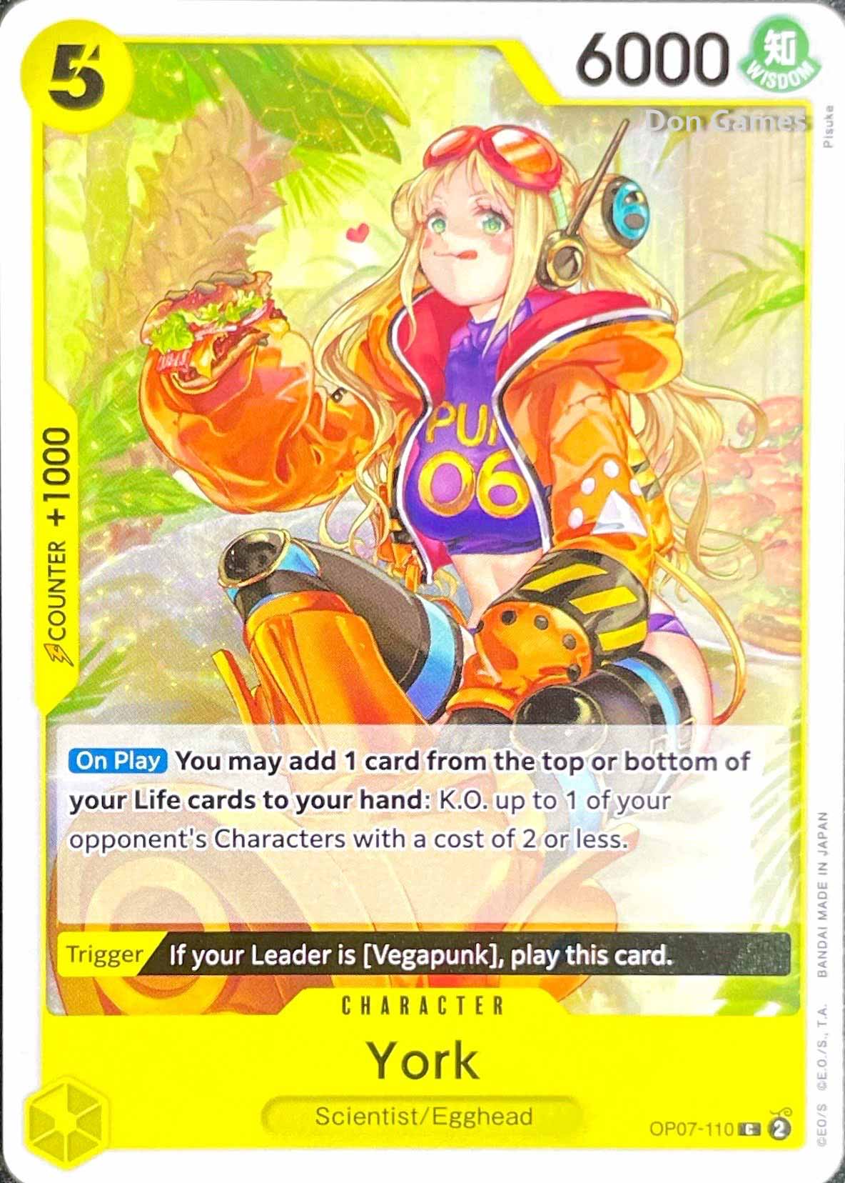 OP07-110 York Character Card