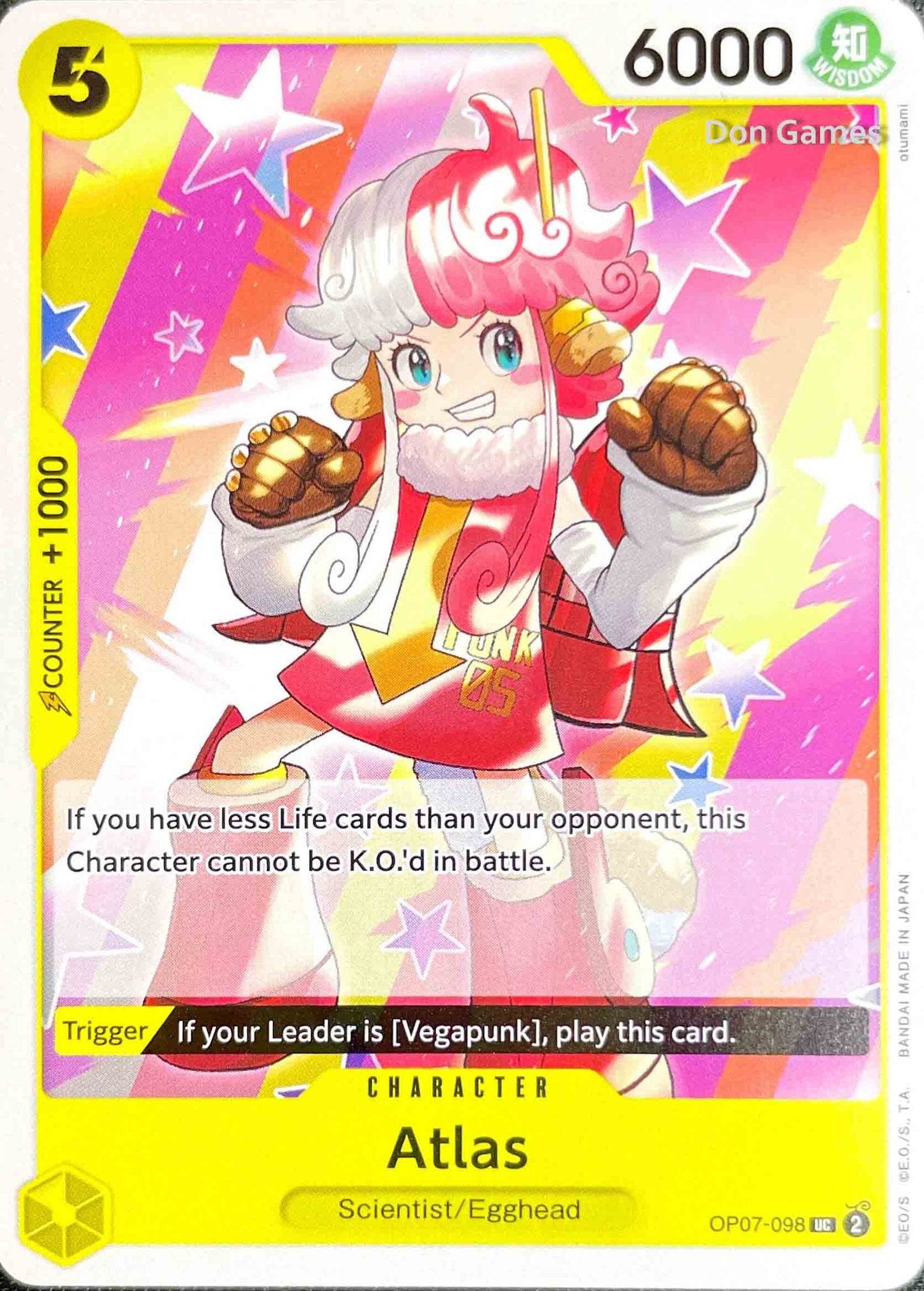 OP07-098 Atlas Character Card