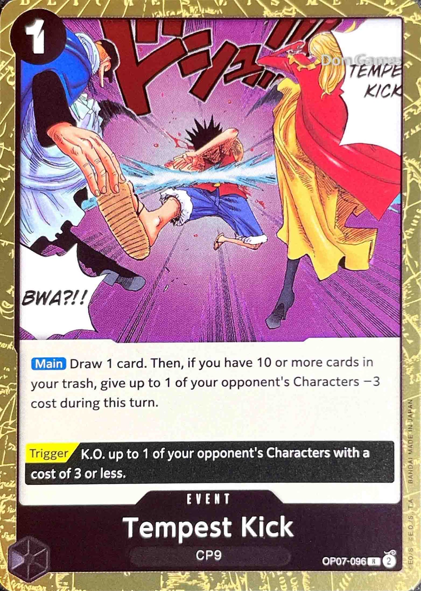 OP07-096 Tempest Kick Event Card