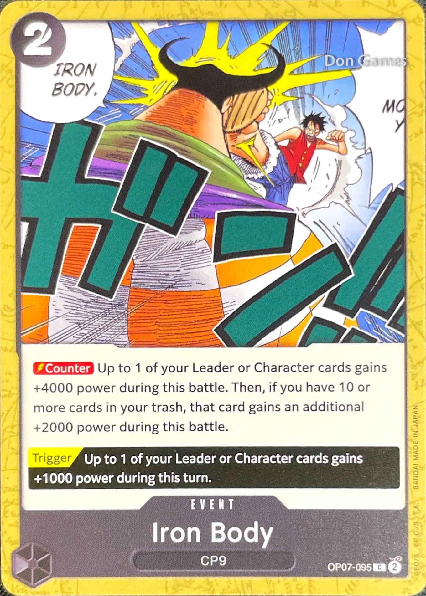 OP07-095 Iron Body Event Card