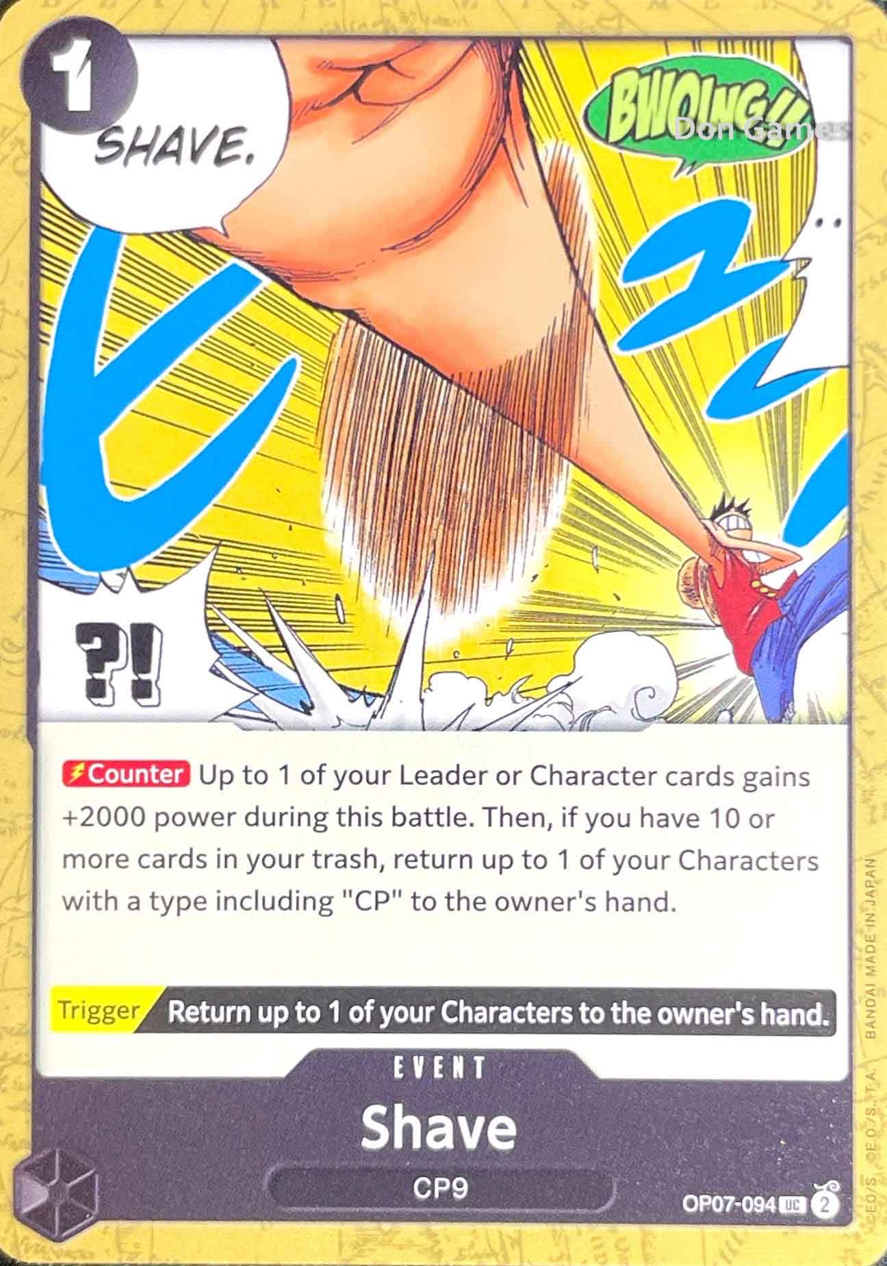 OP07-094 Shave Event Card