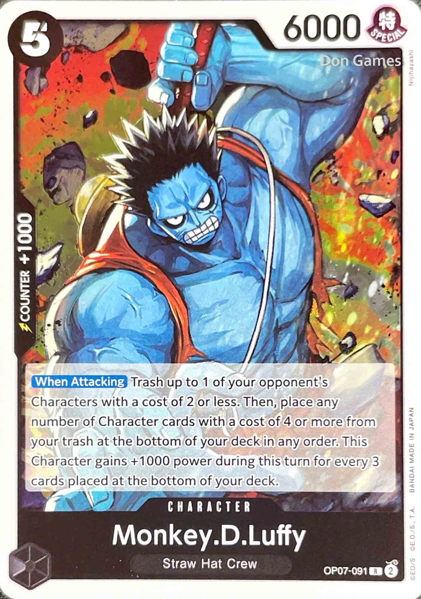 OP07-091 Monkey.D.Luffy Character Card