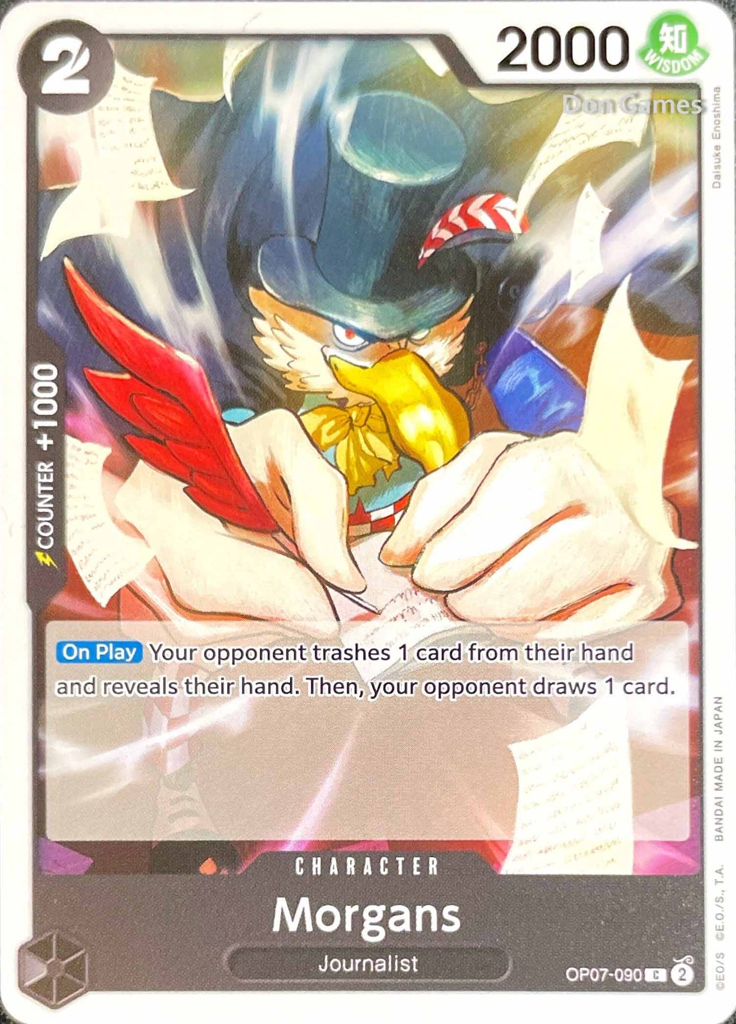 OP07-090 Morgans Character Card