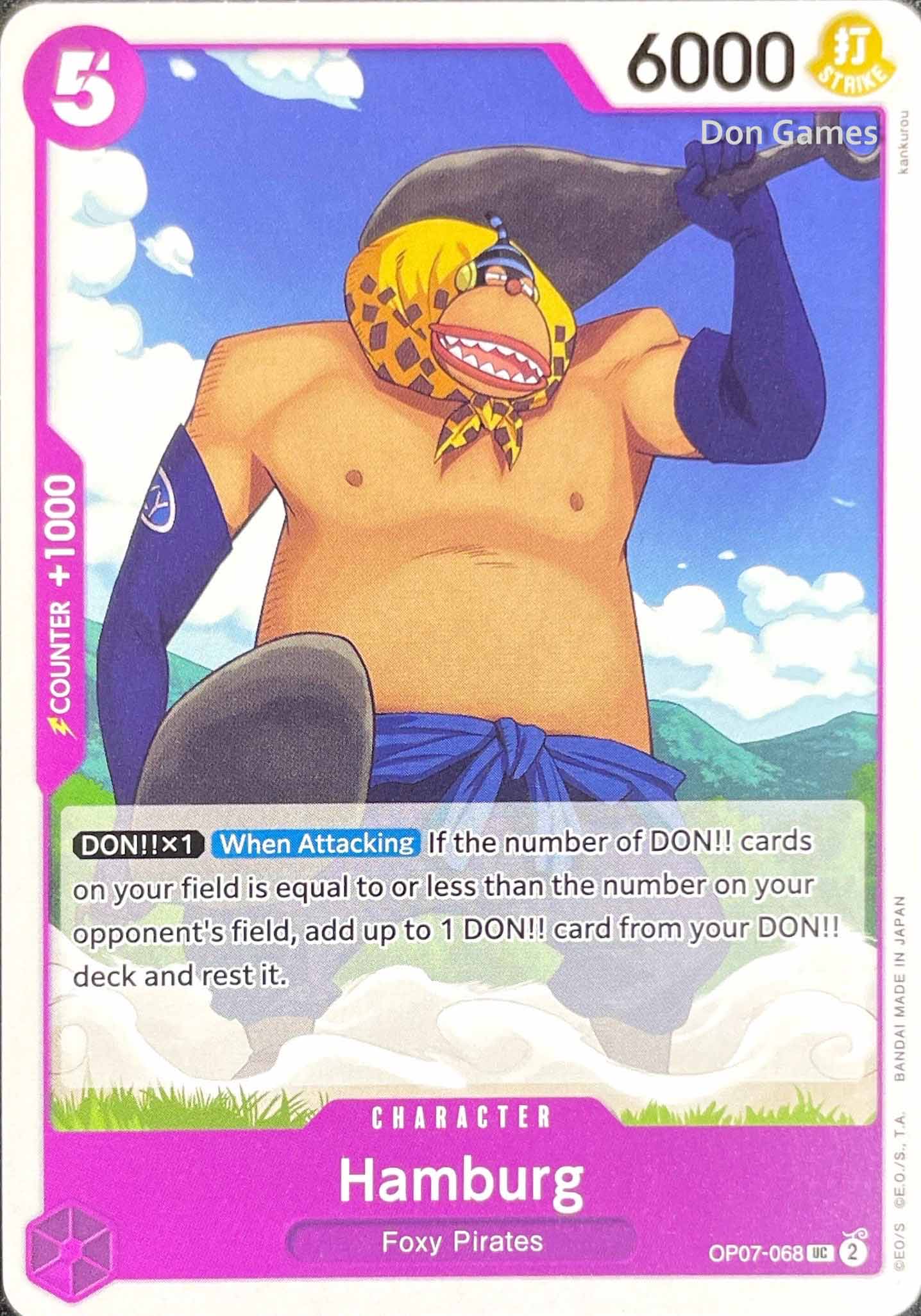 OP07-068 Hamburg Character Card