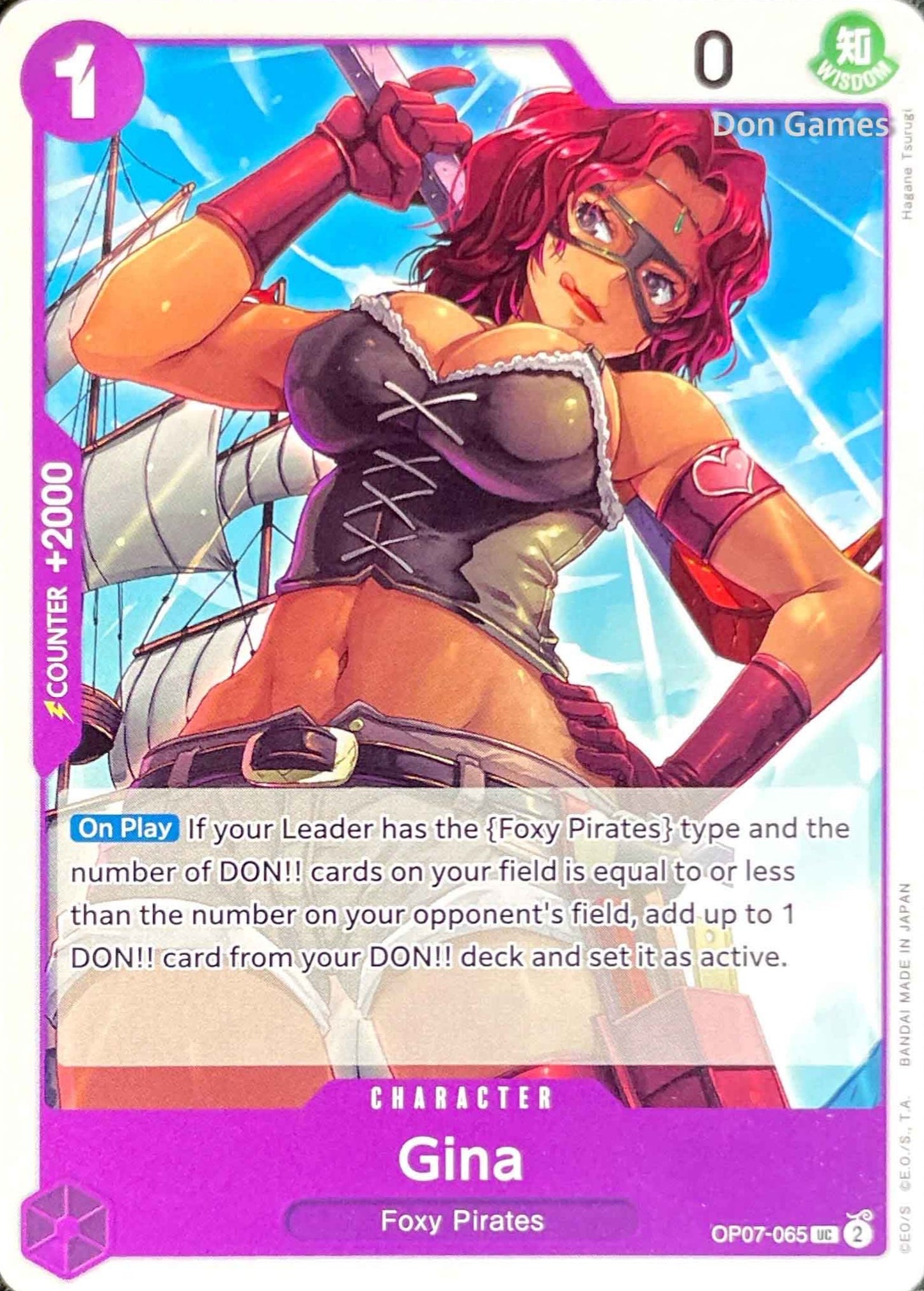 OP07-065 Gina Character Card