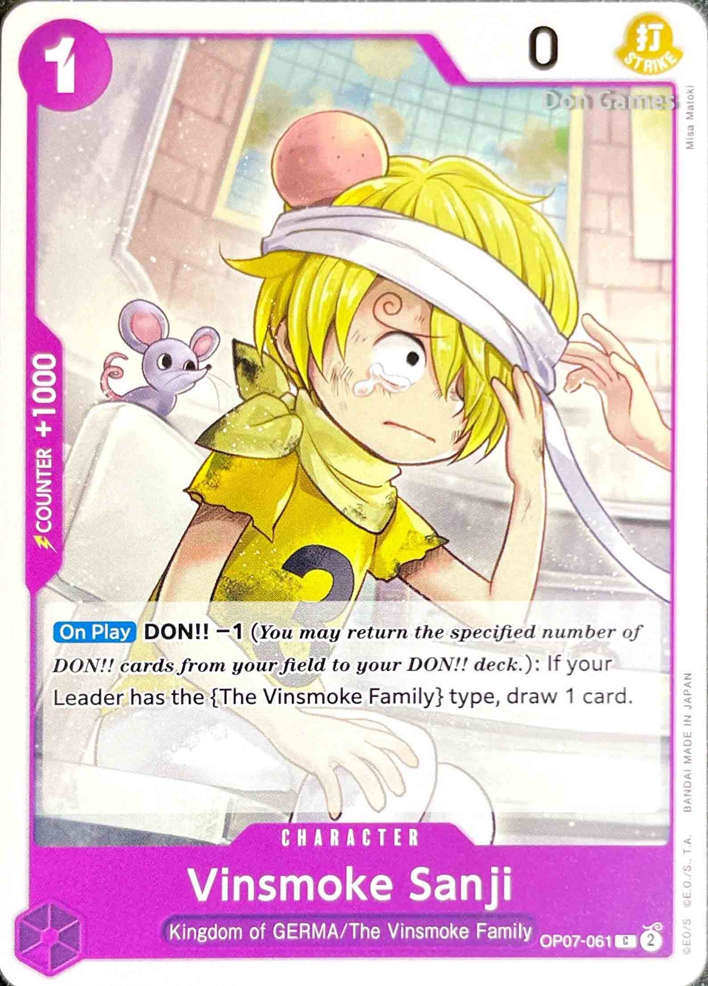 OP07-061 Vinsmoke Sanji Character Card