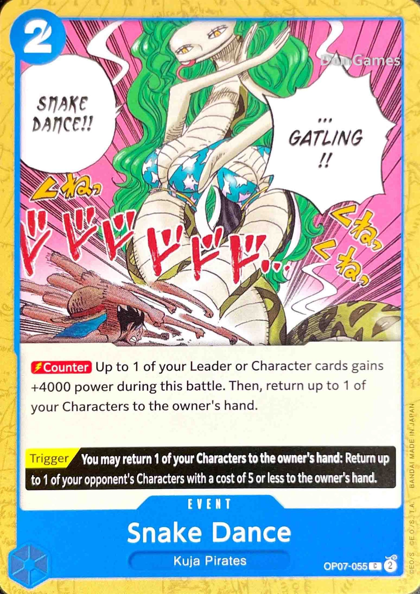 OP07-055 Snake Dance Event Card