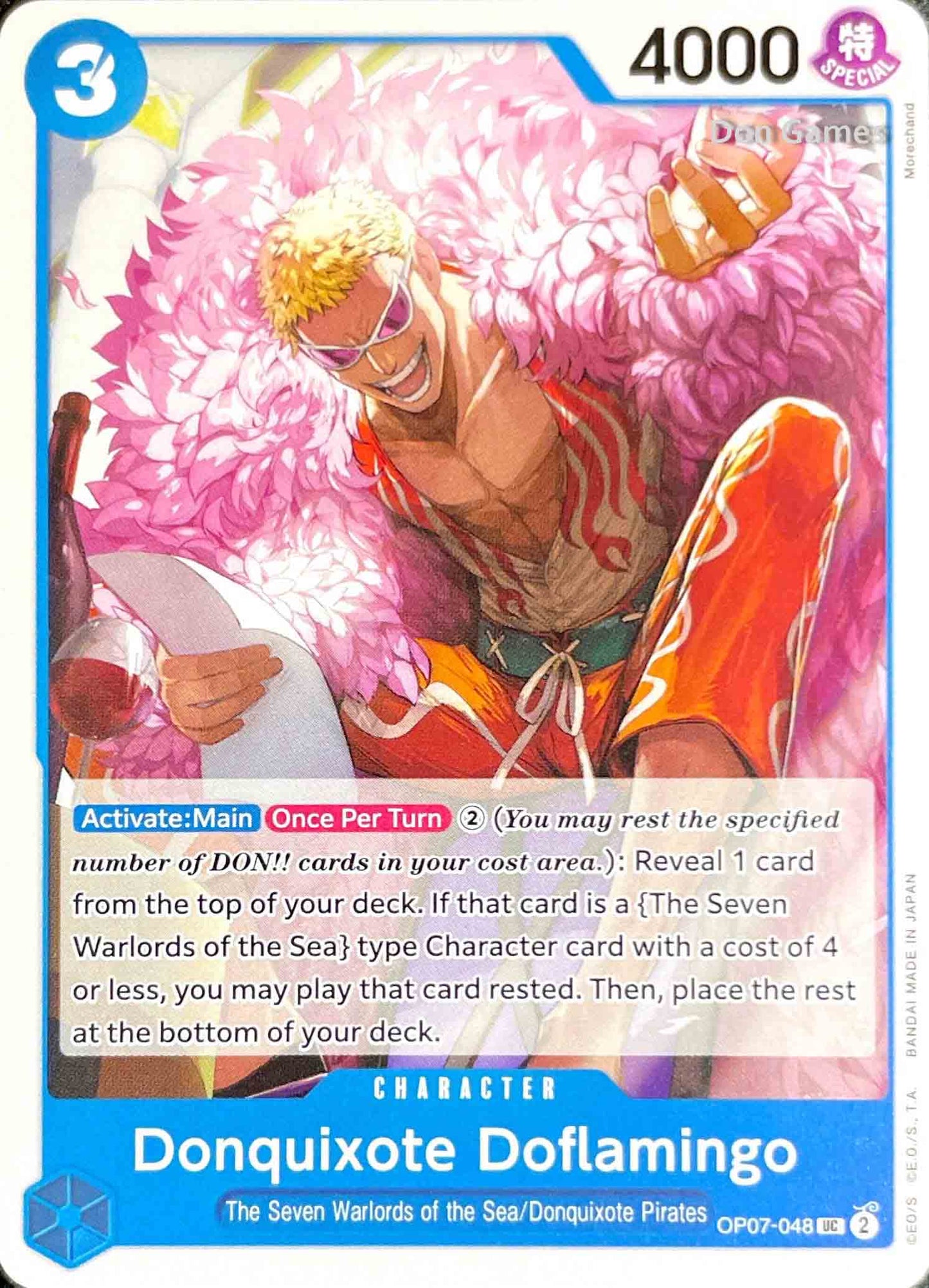 OP07-048 Donquixote Doflamingo Character Card