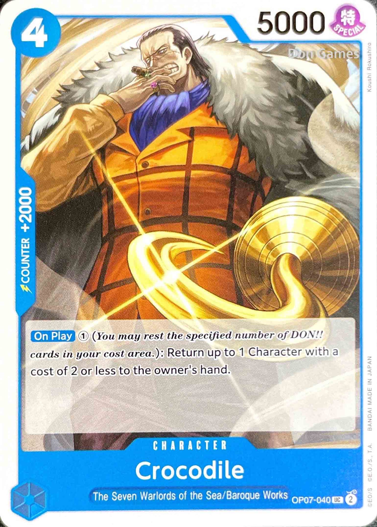OP07-040 Crocodile Character Card