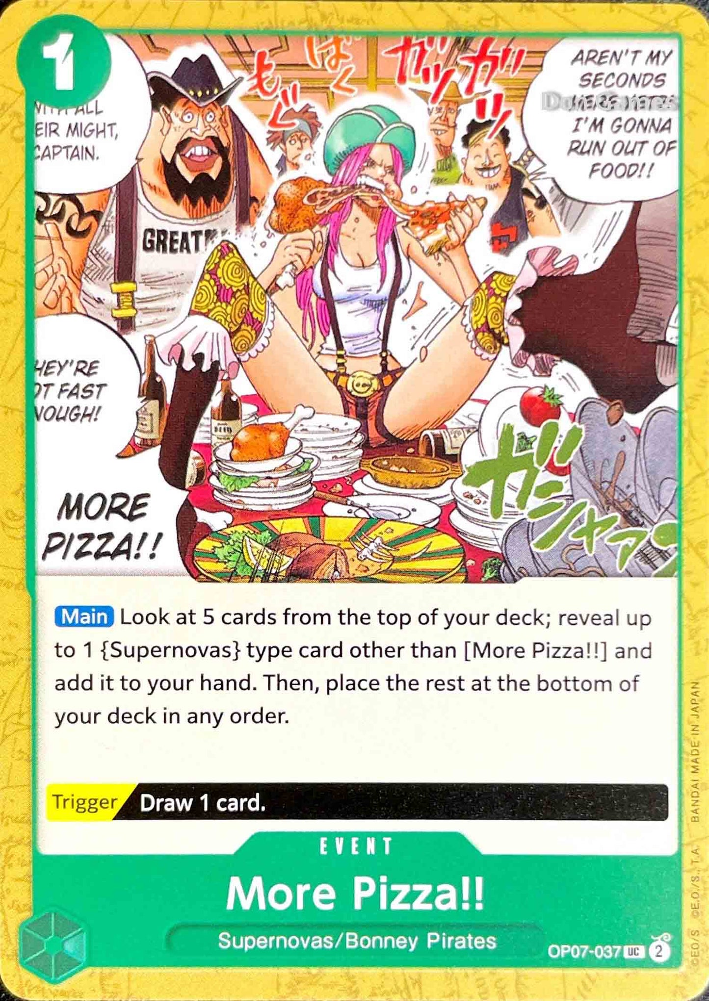 OP07-037 More Pizza!! Event Card