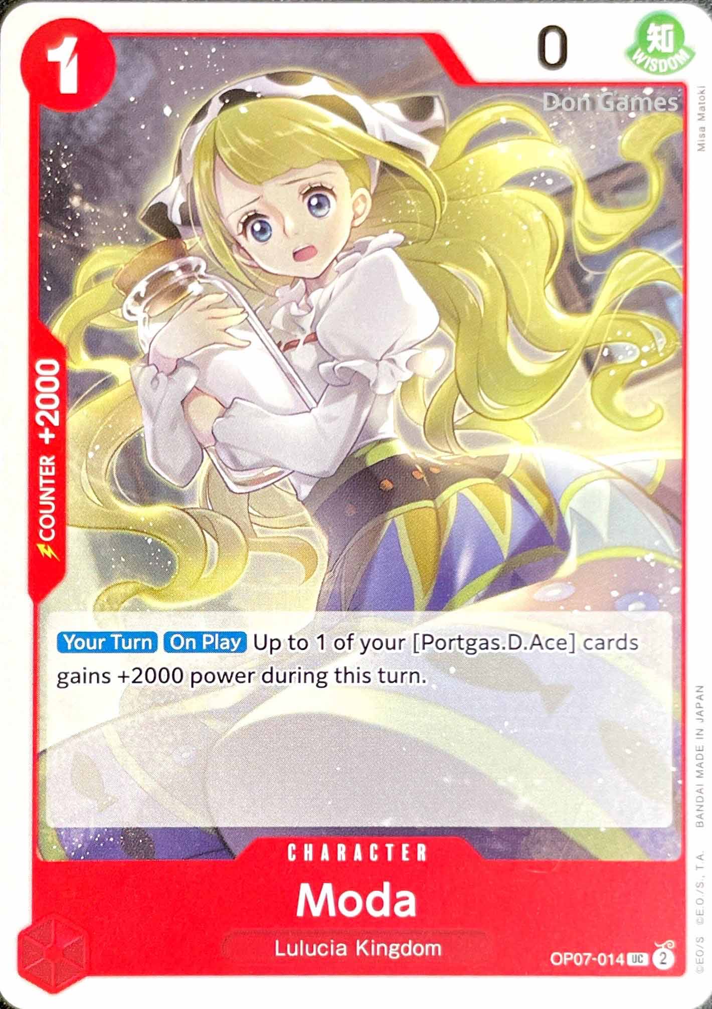 OP07-014 Moda Character Card