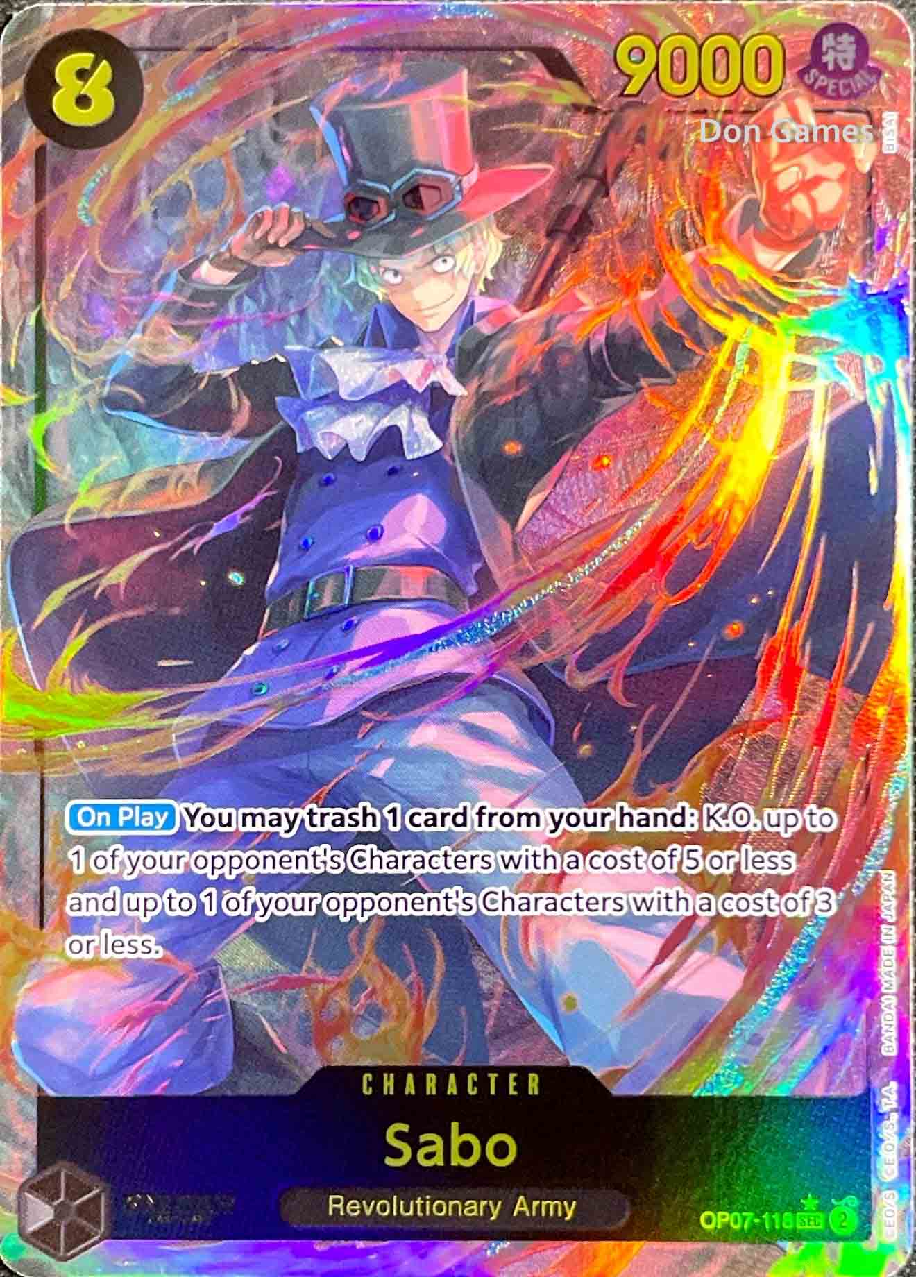 OP07-118 Sabo Character Card Alternate Art