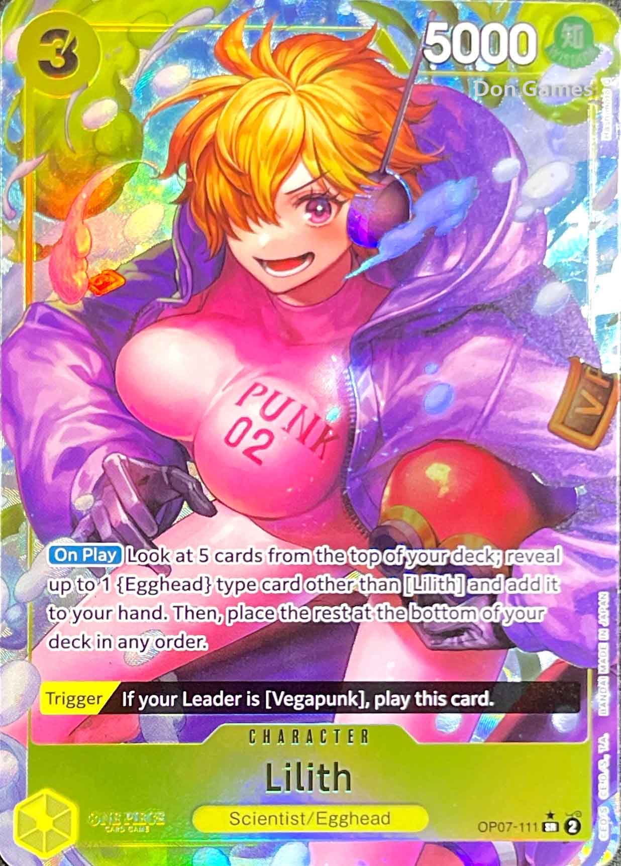 OP07-111 Lilith Character Card Alternate Art – Don Games