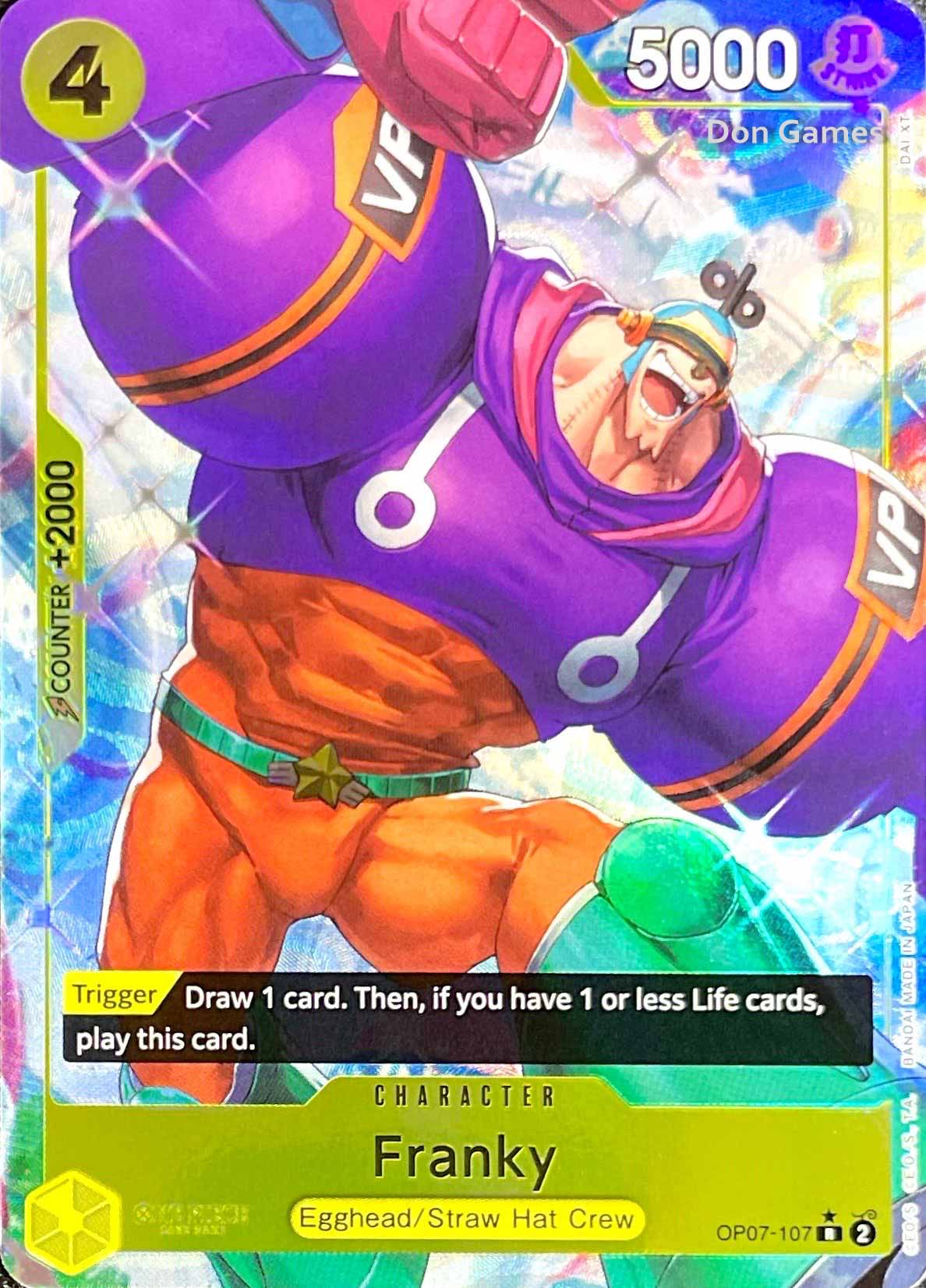 OP07-107 Franky Character Card Alternate Art
