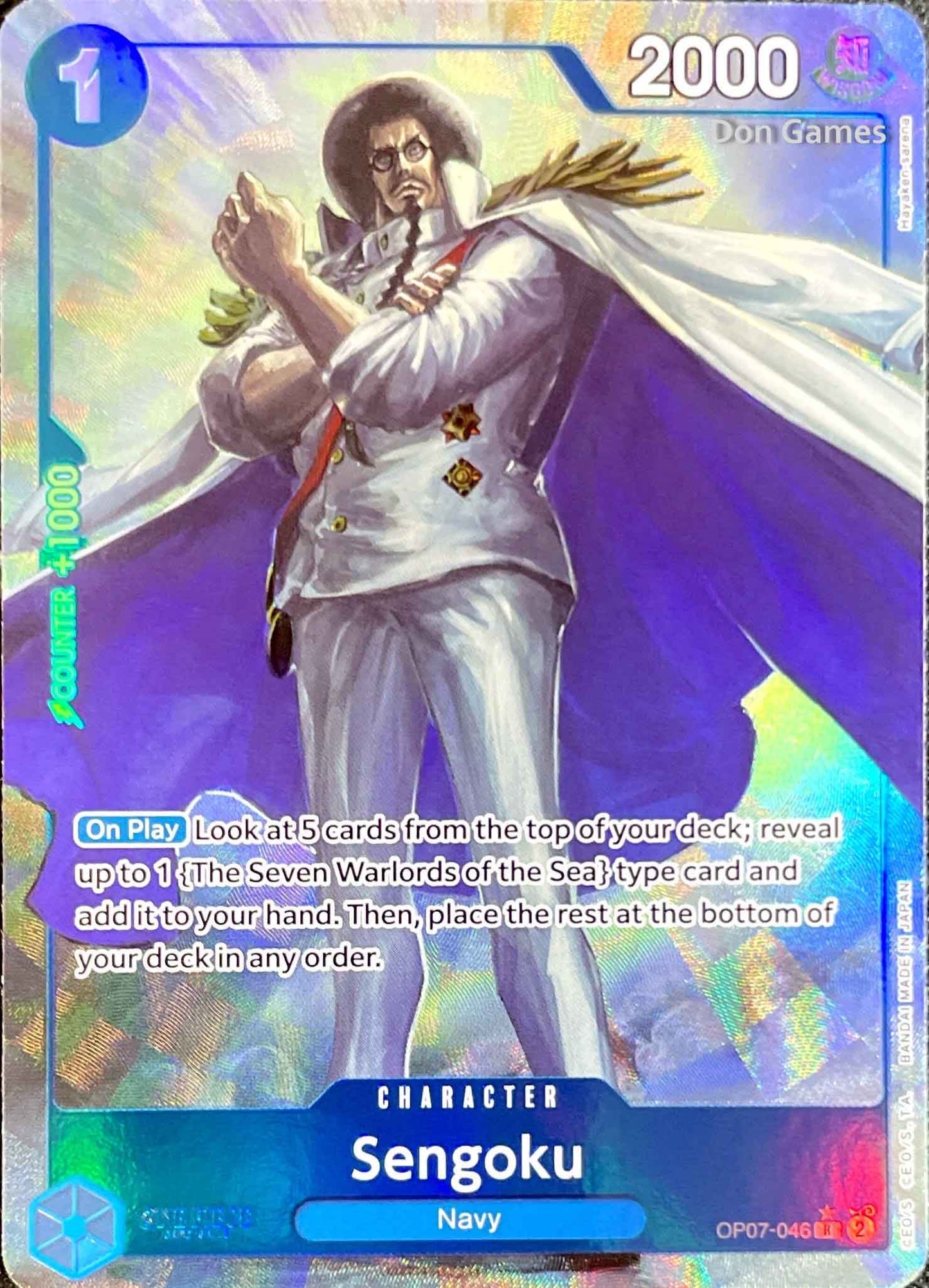 OP07-046 Sengoku Character Card Alternate Art