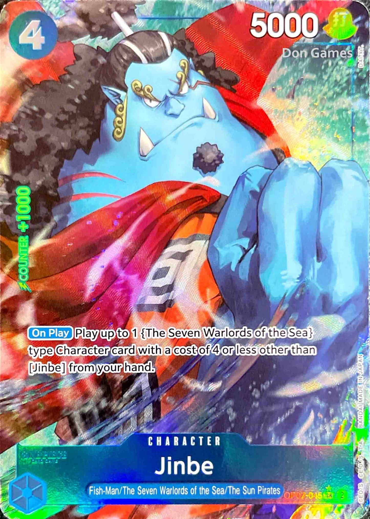 OP07-045 Jinbe Character Card Alternate Art