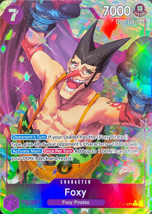 OP07-071 Foxy Character Card Alternate Art