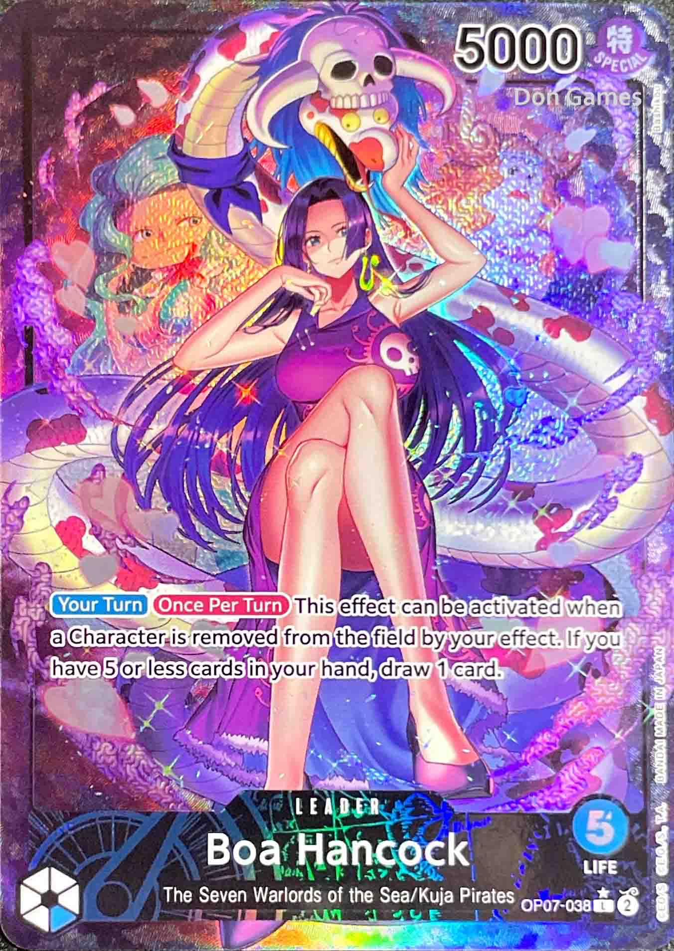 OP07-038 Boa Hancock Leader Card Alternate Art