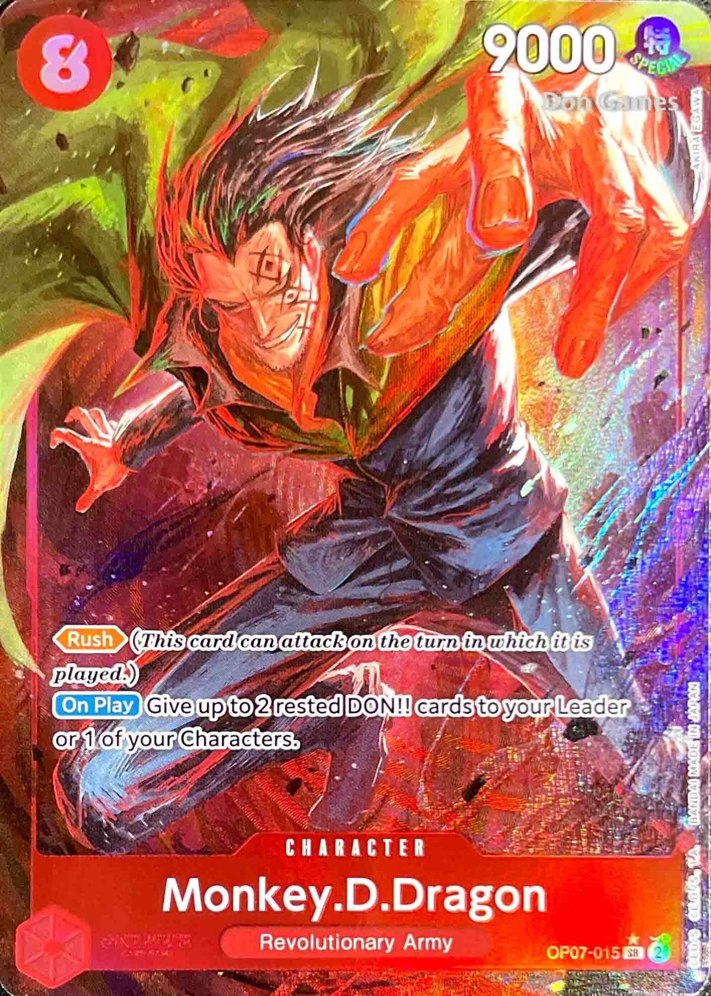 OP07-015 Monkey.D.Dragon Character Card Alternate Art
