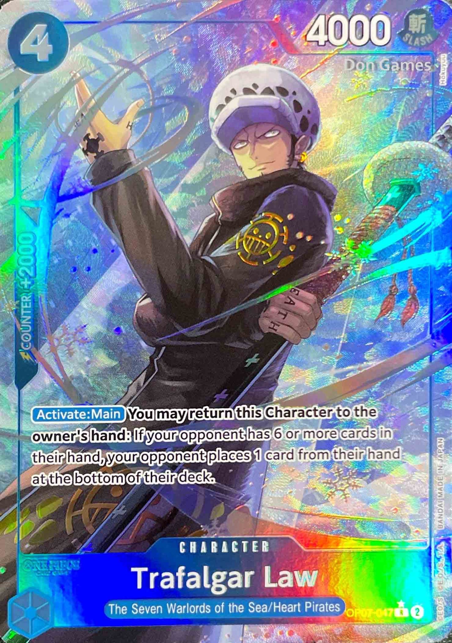 OP07-047 Trafalgar Law Character Card Alternate Art